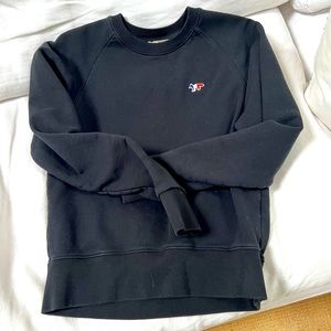 Maison Kitsune fox patch sweatshirt